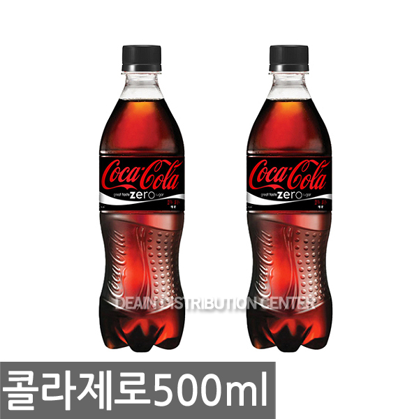 코카콜라제로 500mlX24P/일반용/최신제조/박스포장/코카콜라/콜라/탄산음료/콜라제로 : 대인물류