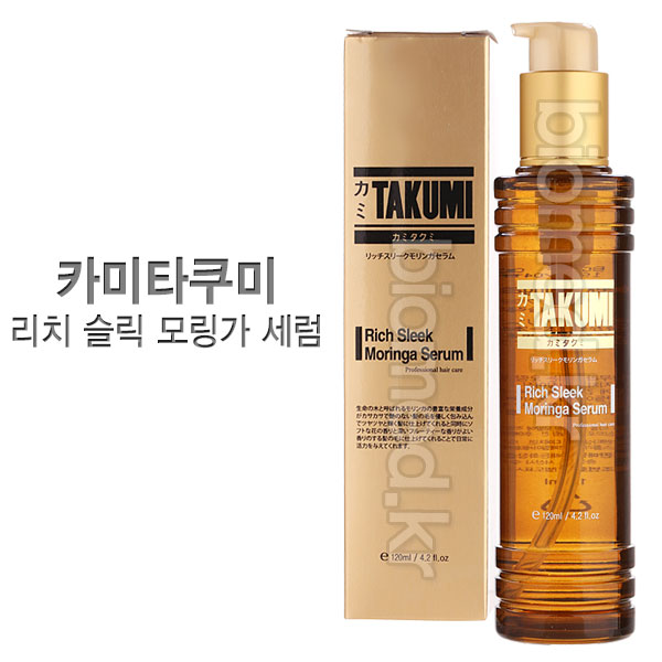 헤어실크/타쿠미 리치슬릭 모링가세럼 120ml/헤어오일/헤어에센스/헤어로션/윤기/영양/타쿠미세럼/ 빠른배송(헤어세럼) : 지오인터내셔널