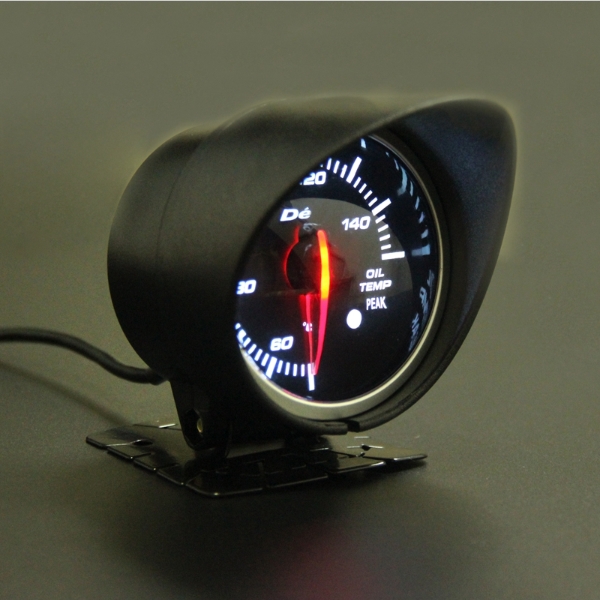 BF 60mm 유온게이지/데피 스타일/60파이/레드 화이트 LED 조명/Oil Temp Gauge : MegaFlow