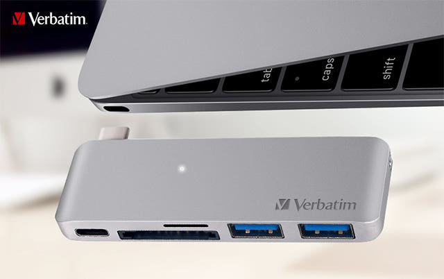 Verbatim 3in1 USB 3.0 Type-C charging hub Unique a