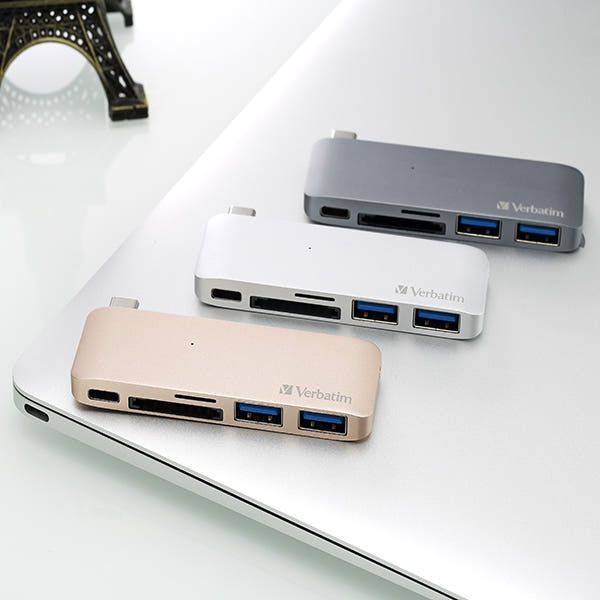 Verbatim 3in1 USB 3.0 Type-C charging hub Unique a