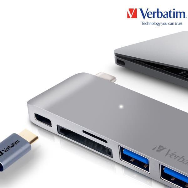 Verbatim 3in1 USB 3.0 Type-C charging hub Unique a