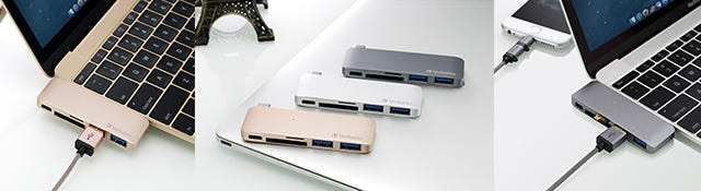 Verbatim 3in1 USB 3.0 Type-C charging hub Unique a