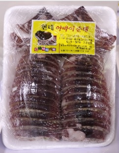 주인이 직접 만든 국내산 100% 수제 오징어순대 500g(대) 3팩(총6마리) : 현대아바이순대