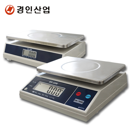 LED양쪽화면 디지털단순중량 전자저울경인산업 KS-60K : 저울나라