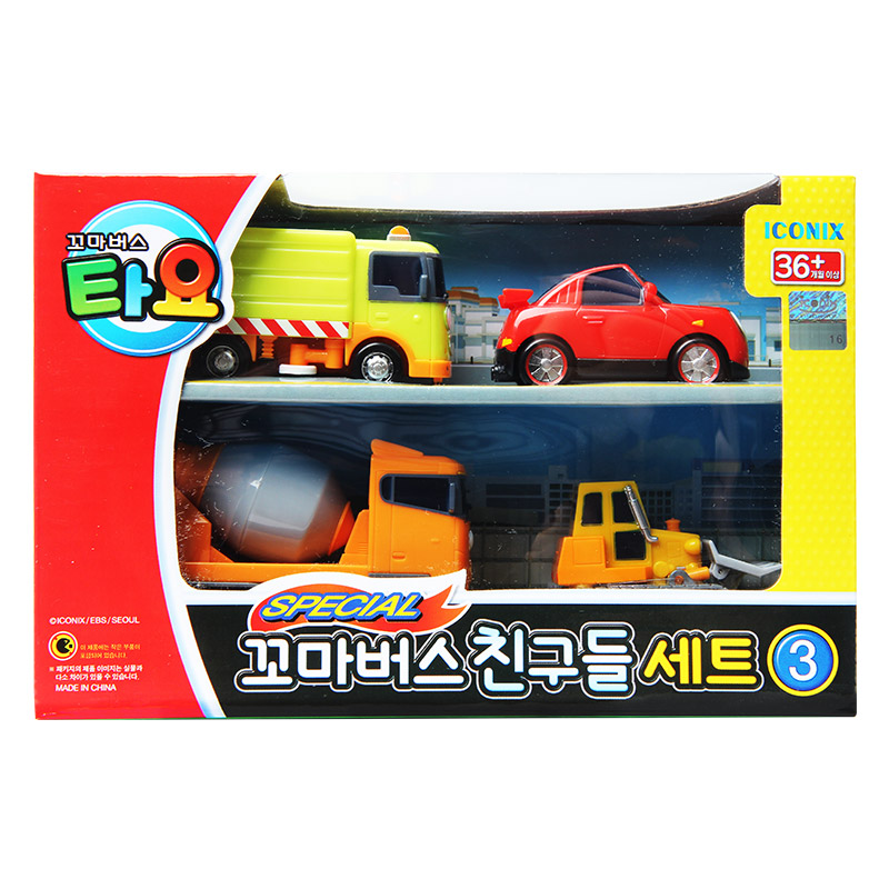 아이코닉스 타요 스페셜 꼬마버스 친구들 세트 3 : 디지털가이