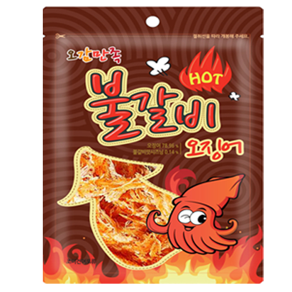 금한산업 오감만족 영화관 땅콩버터오징어 10봉 : 돈워리 비해피샵