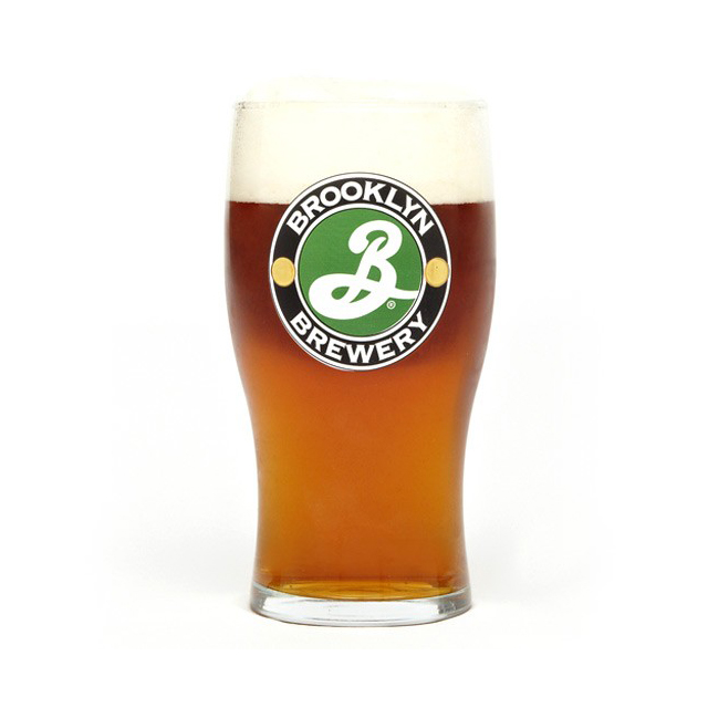 브루클린 브루어리 컬러 로고 튤립 전용잔 16온즈 Brooklyn Brewery Color Logo Tulip Glass 16oz : 크래프트비어샵