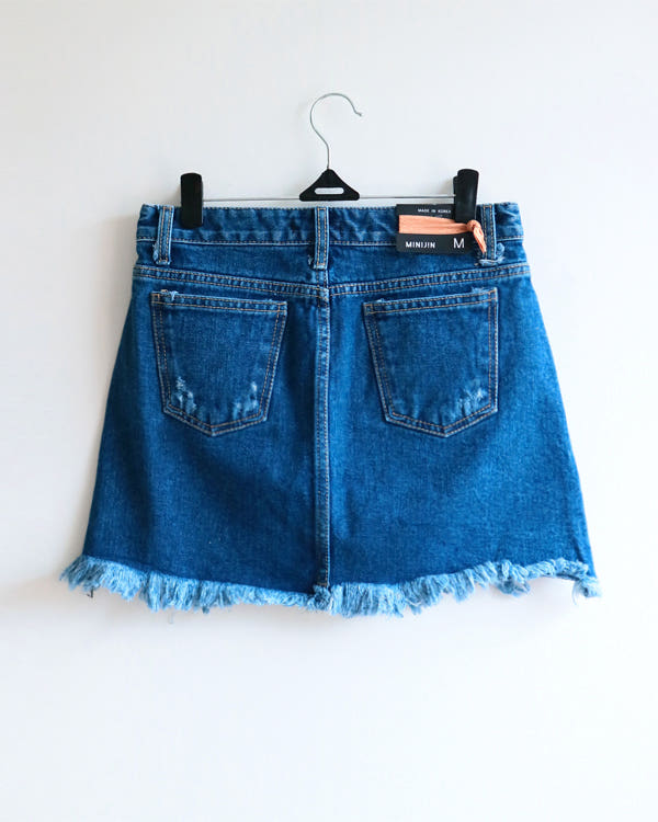 Denim Skirt MINI.J 316 vintage jeans Autumn custom