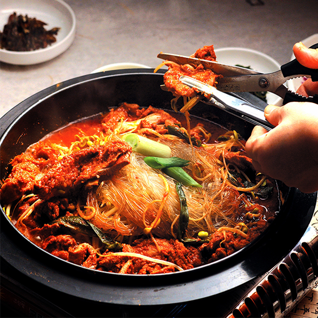 남노갈비 전주 남노물갈비 전골 2인분 (고기 500g 외) : 남노명가집에서