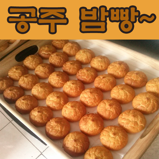 오븐에 구워 고소한 무방부제 공주밤빵 : 제이손