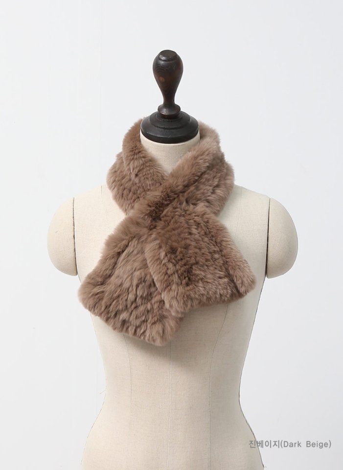 Rabbit Knitting Muffler Rabbit Hair Muffler Shawl 