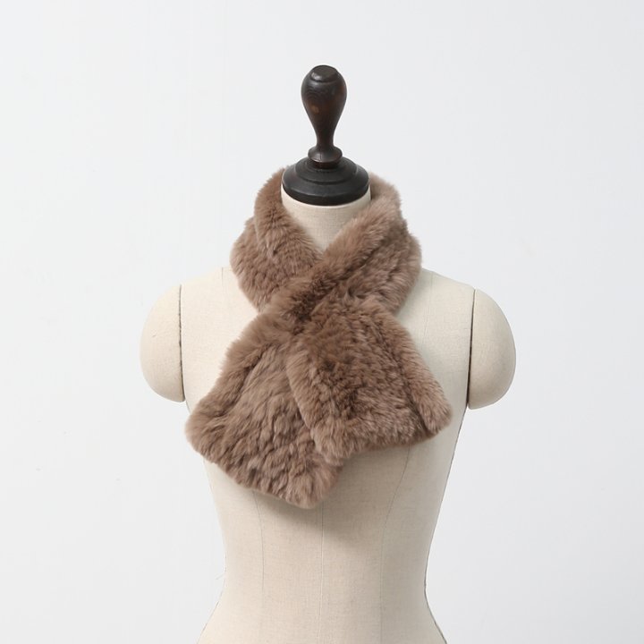 Rabbit Knitting Muffler Rabbit Hair Muffler Shawl 