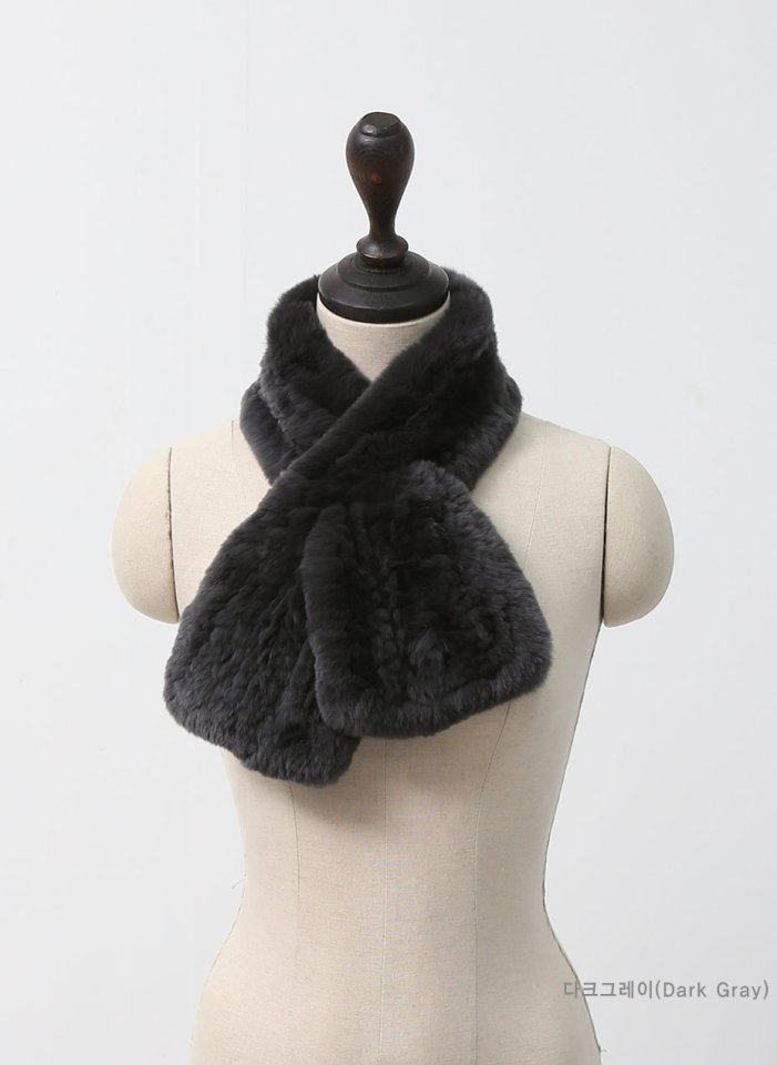 Rabbit Knitting Muffler Rabbit Hair Muffler Shawl 