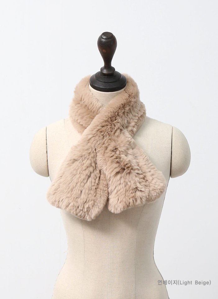 Rabbit Knitting Muffler Rabbit Hair Muffler Shawl 