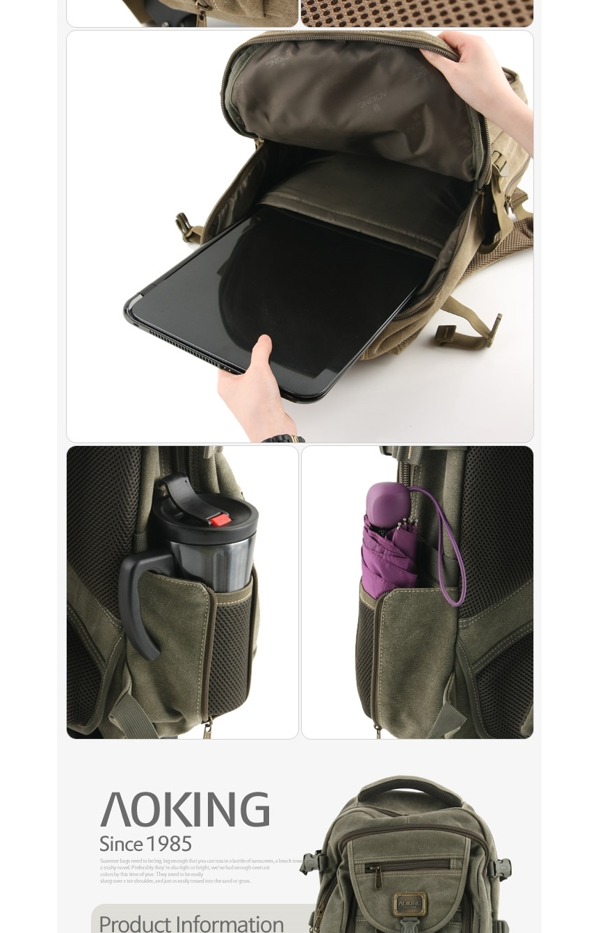 Carrier Backpack Bag Travel Male Men Recommended S