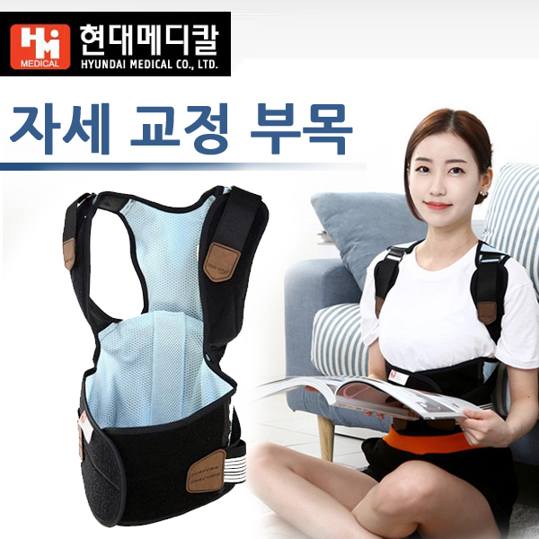 현대메디칼 어깨 척추 자세교정기 교정벨트 : 토비메모리