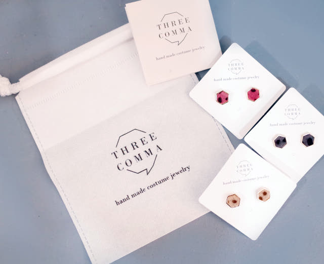 Unscented nickel-free silver earrings or clip-shap