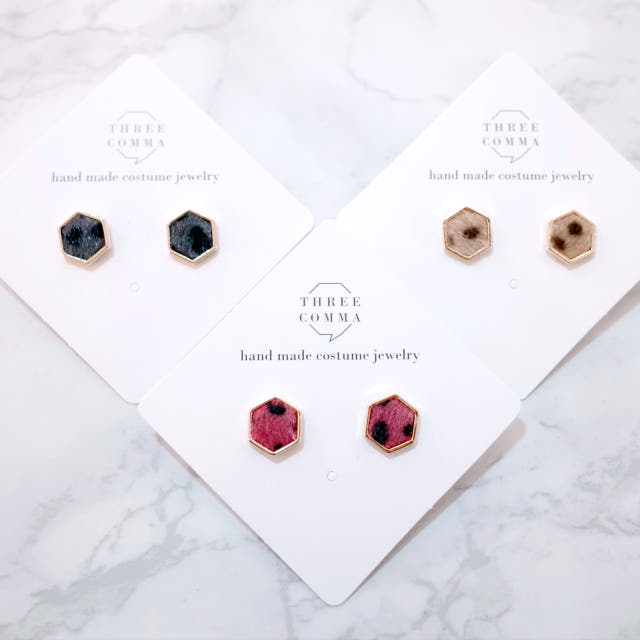 Unscented nickel-free silver earrings or clip-shap