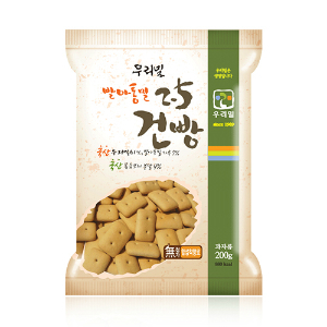 우리밀 발아통밀 2.5건빵 200g : 완주로컬푸드