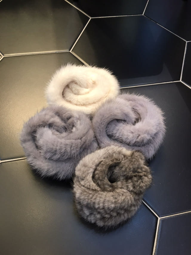 Petit mink muffler shawl Recommended for winter Re