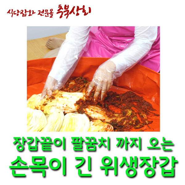 위생장갑/비닐장갑/손목이긴위생장갑/조리용장갑/일회용장갑 : 충북상회