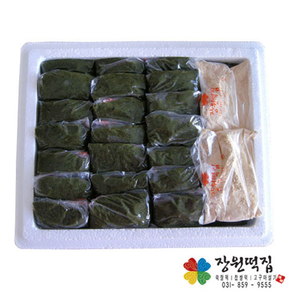 쑥인절미 쑥떡 쑥찰떡 전통쑥떡 식사대용떡 5kg 장원쑥떡 : 장원떡집
