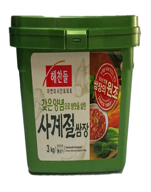 해찬들 사계절 쌈장 3KG : 코리아돈키호테