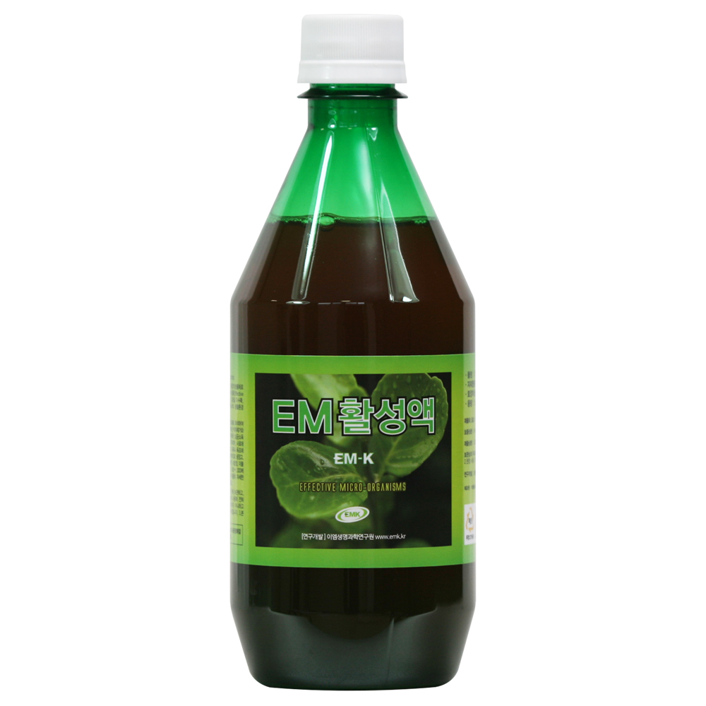 이엠팜 EMK 이엠 활성액 500ml 유용미생물/EM원액/악취제거/곰팡이 : 이엠팜