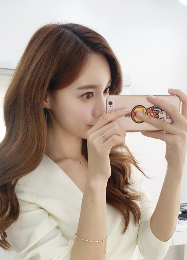 Lovely Tangent Necklace 14k Ball 14k Simple Daily 