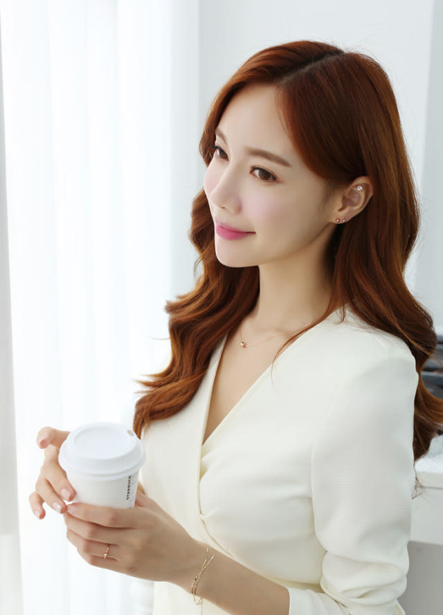 Lovely Tangent Necklace 14k Ball 14k Simple Daily 