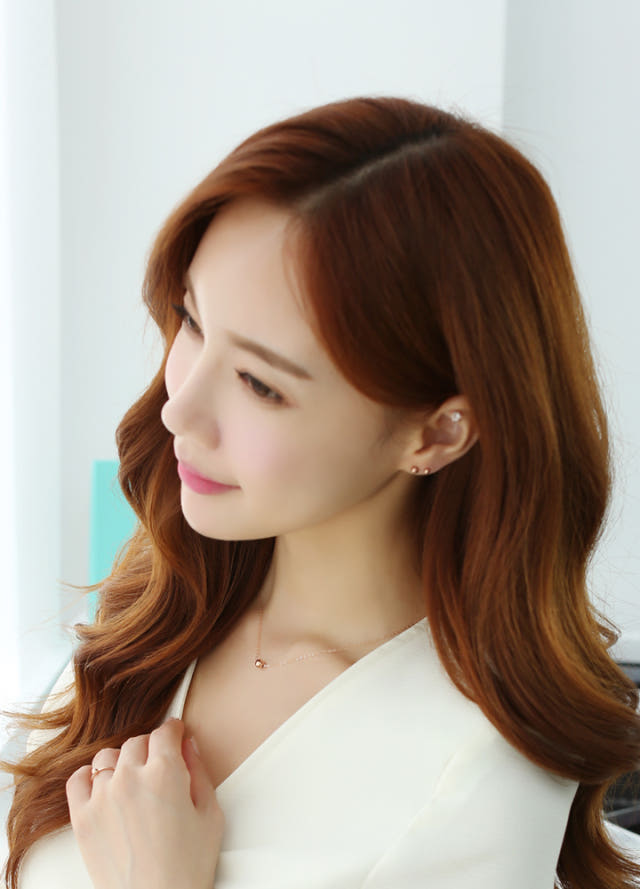 Lovely Tangent Necklace 14k Ball 14k Simple Daily 