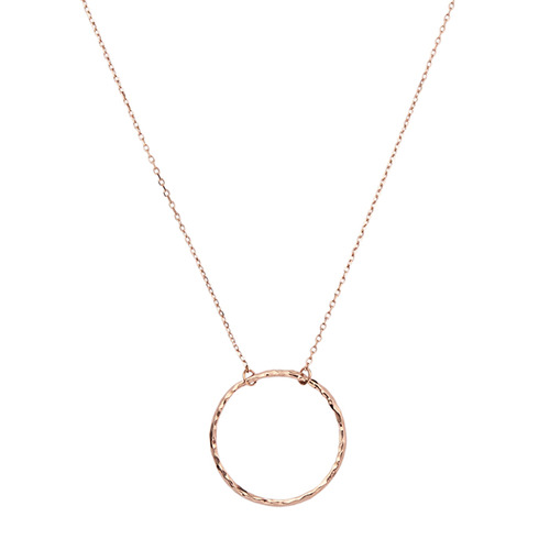 14K/18K 보름째 달 롱목걸이 : HERAMOND