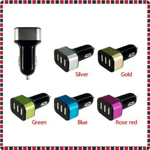 차량용충전기 usb충전기 3구 고속충전시거잭 멀티USB 케이블 : 비앤미니