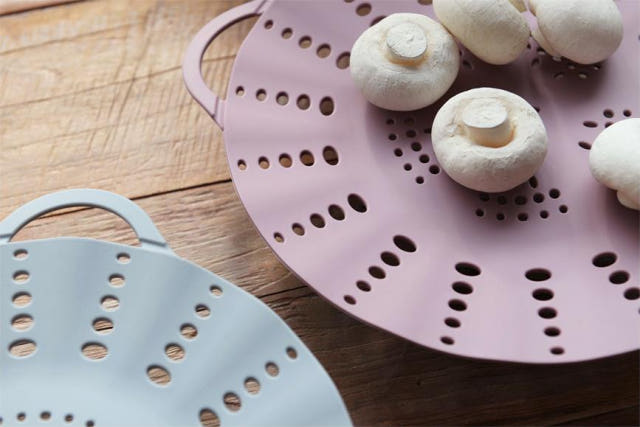 Pastel Silicone Steamer 3 Color Dumplings Sweet Po