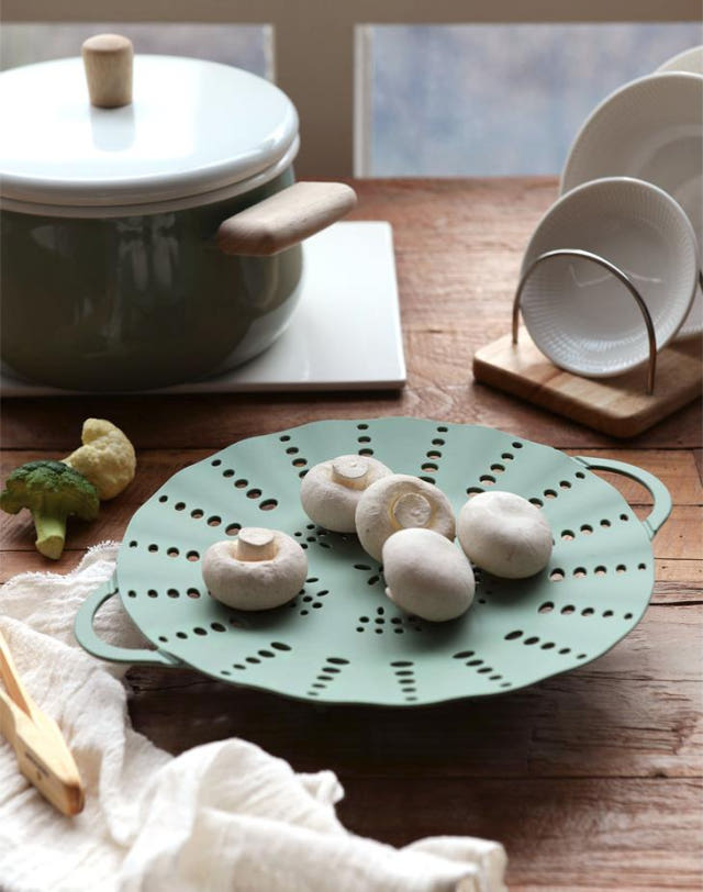 Pastel Silicone Steamer 3 Color Dumplings Sweet Po