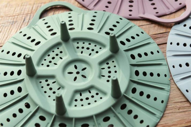 Pastel Silicone Steamer 3 Color Dumplings Sweet Po