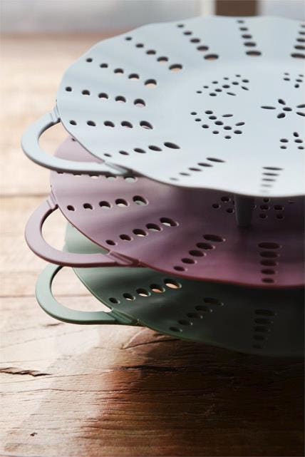 Pastel Silicone Steamer 3 Color Dumplings Sweet Po