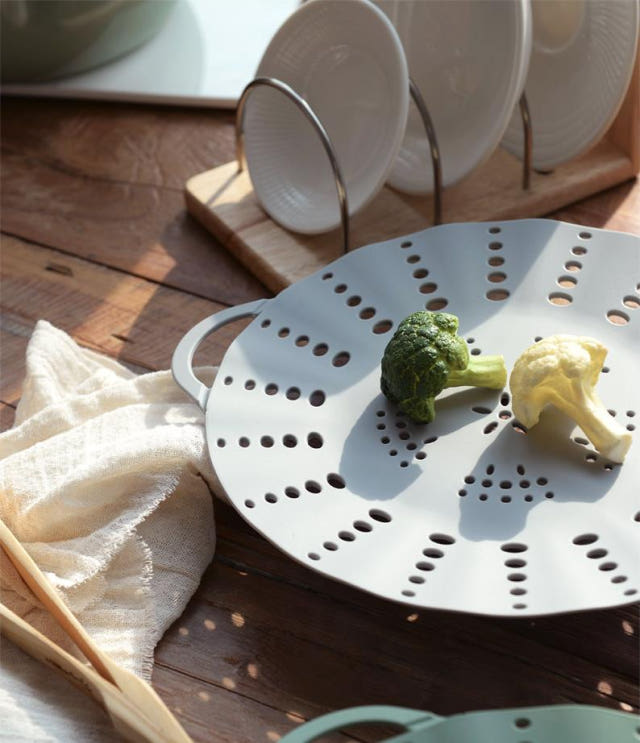 Pastel Silicone Steamer 3 Color Dumplings Sweet Po