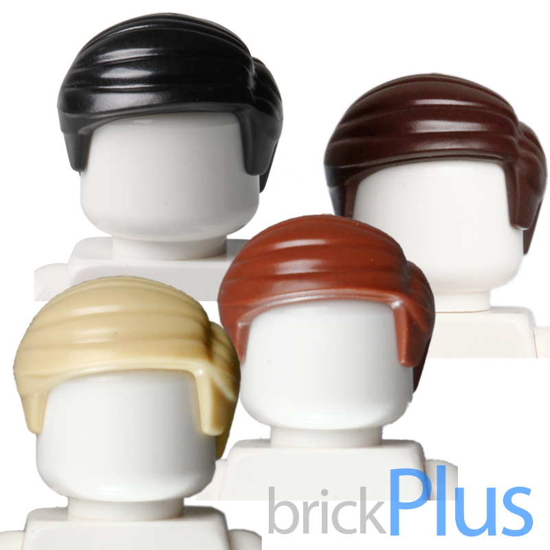 레고 헤어 로빈 / 2:8 가르마 Minifig, Hair Short Smooth Combed Sideways Part Left 99930 : 브릭플러스