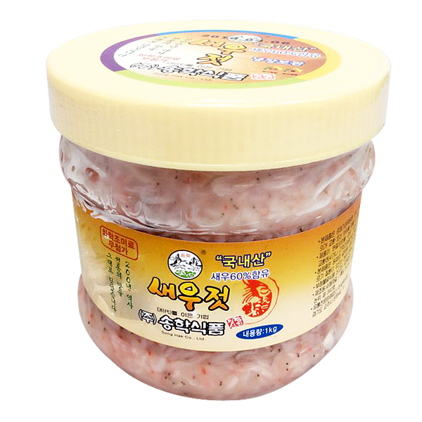 [송학식품] 새우젓 1kg / 국내산 (추젓) : songhakmall