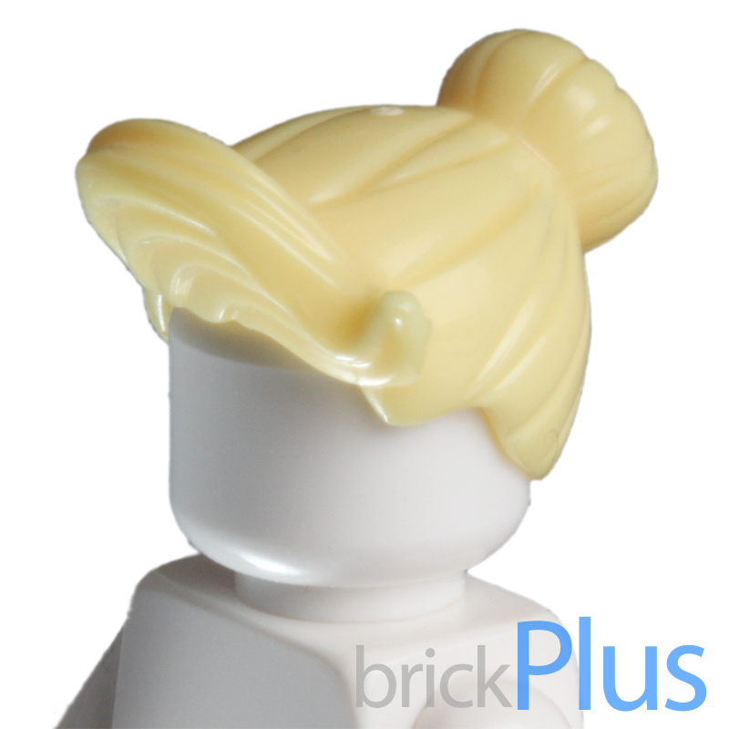 레고 헤어 당고머리 / 똥머리 / 업스타일 Minifig, Hair Female with Top Knot Bun and Forelock 93562 : 브릭플러스