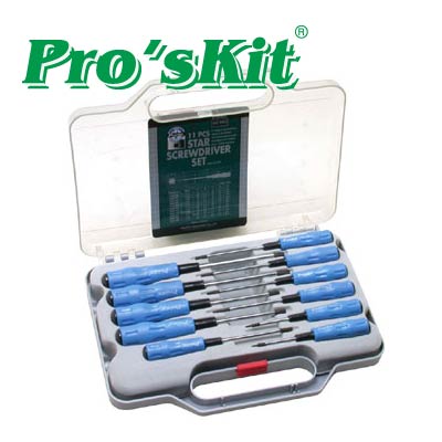 [Prokit] 별형 스크류 드라이버세트/11pcs 1SD-2119N : 가가넷