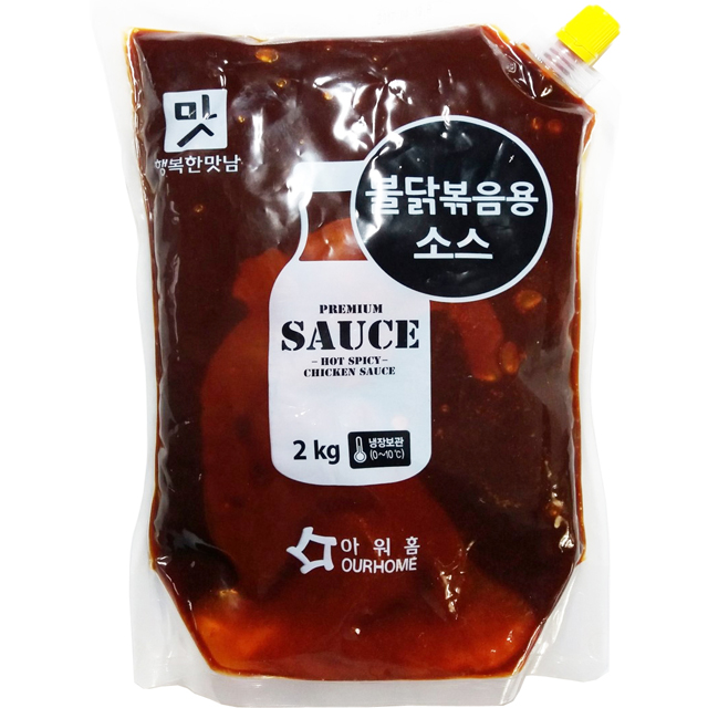 아워홈 불닭소스 2kg 불닭양념볶음소스 : 고삐