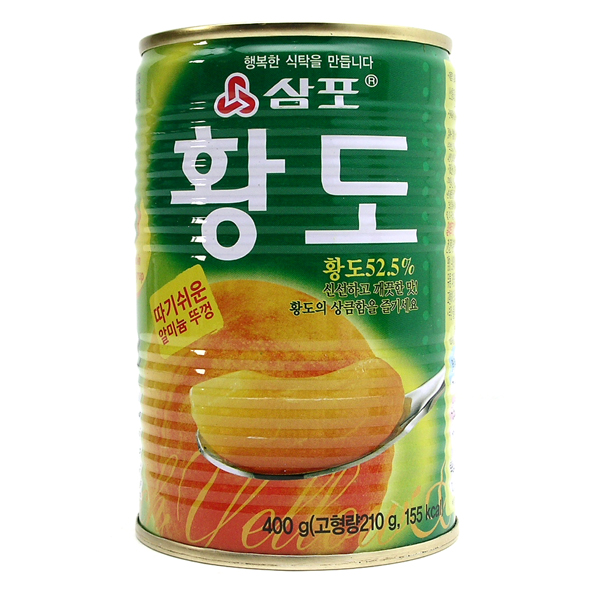 삼포 황도 400g /황도 슬라이스 : 푸드다팜
