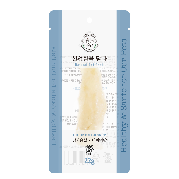 위위 신선함을 담다 닭가슴살 22g [90개-3박스] : 펫라인 시스템