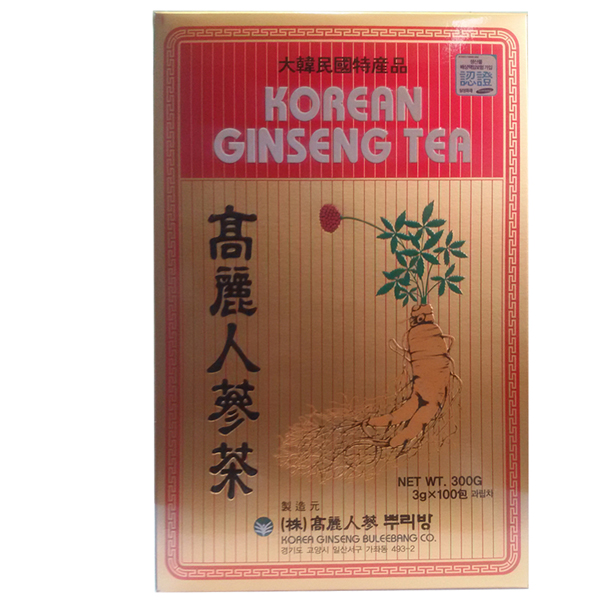 HGWR 뿌리방 고려인삼차 100포 최근제조제품3년 인삼차 홍삼차 : 해가우린주식회사