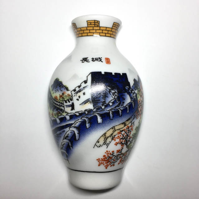 중국 베이징 만리장성 도자기 모형 마그넷 / 중국 북경 화병 /여행 기념선물/ 마그네틱 냉장고 자석/인테리어 소품 : MGT