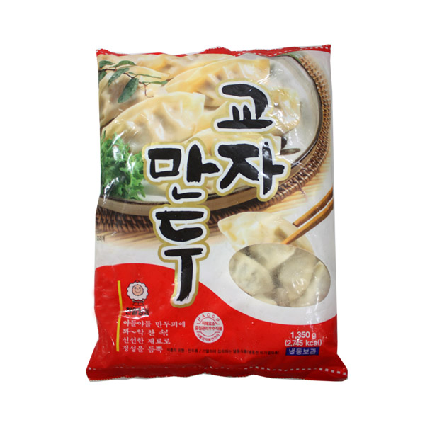 천일 교자만두1350g 2개/만두/교자만두/천일교자만두/냉동식품/간편식품 : 리얼민트0517