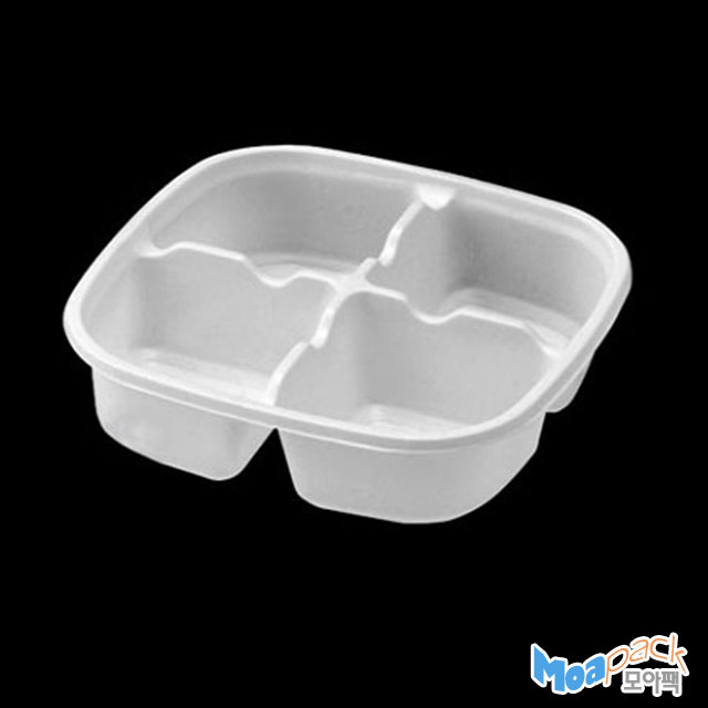 엔터팩실링용기 PSW-15154-4A/족발,보쌈포장(화이트)1박스1200개입 : 모아팩
